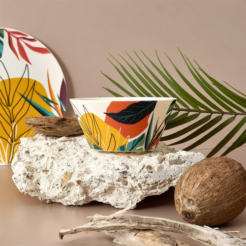 Serving Bowl Exotic Paradise, plastic