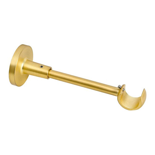 Curtain Pole Bracket 19 mm, brass