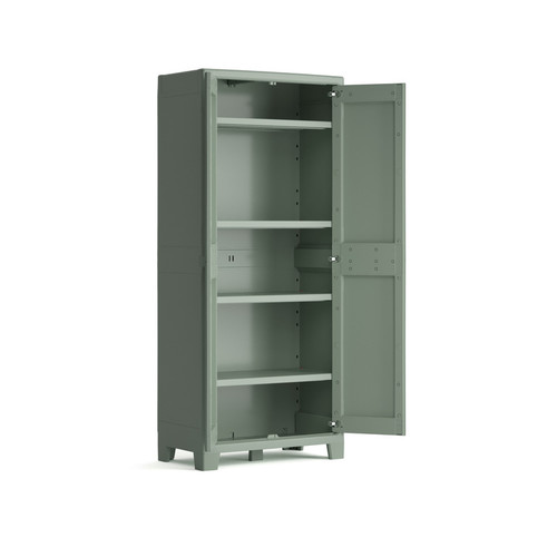 Outdoor/Workshop High Cabinet, jade grey