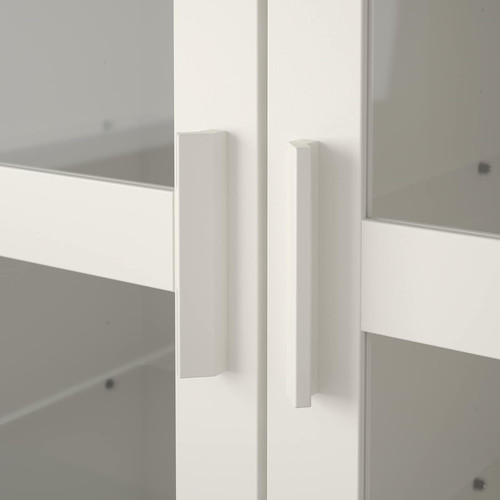 BRIMNES / BURHULT TV storage combination, white, 338x41x190 cm