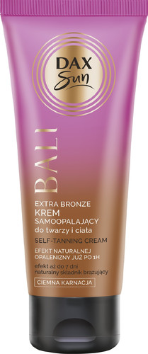 Dax Sun Extra Bronze Self-Tanning Cream Bali for Dark Skin 75ml