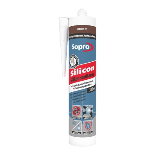 Sopro Sanitary Silicone 310ml mahogany