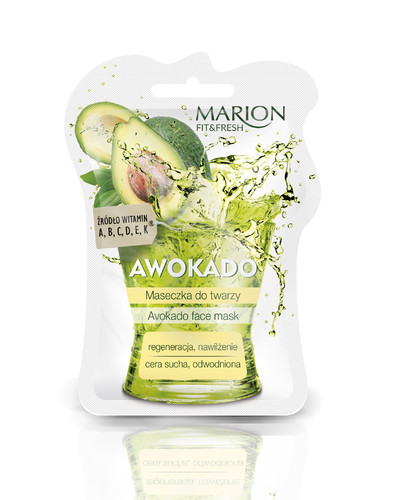 Marion Fit & Fresh Face Mask Avocado for Dry, Dehydrated Skin 7.5ml