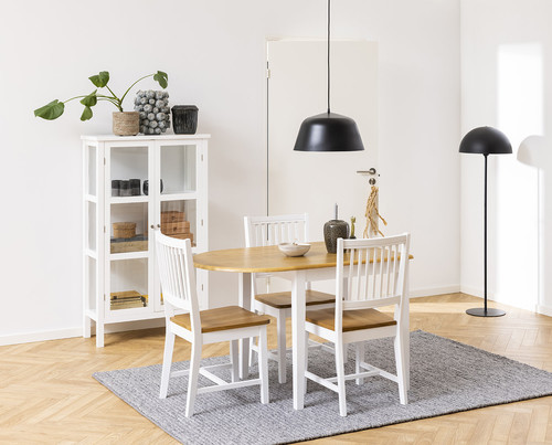 Chair Brisbane, white, 1pc