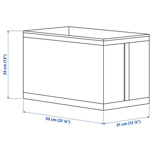SKUBB Box, white, 31x55x33 cm