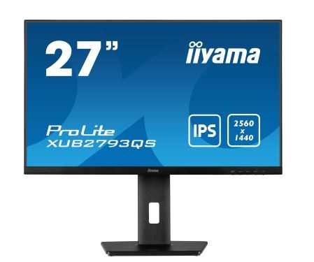 IIyama 27" Monitor XUB2793QS-B1 IPS WQHD 2xHDMI DP 2x2W