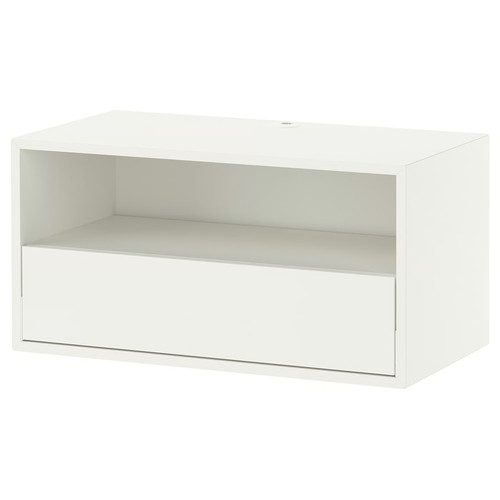 EKET Media shelf, white, 70x35x35 cm