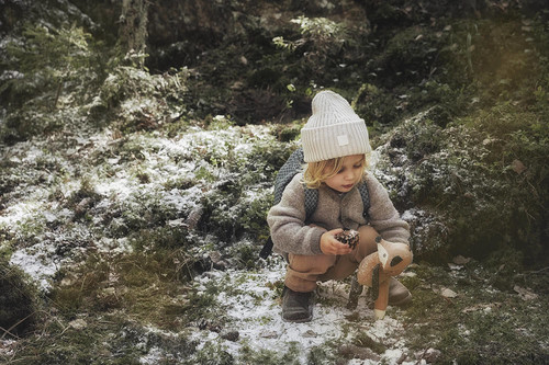 Elodie Details - Wool Beanie Lily White 2-3 years