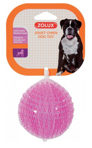 Zolux Dog Toy TPR POP Ball 8cm, pink