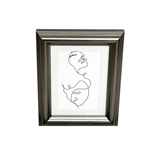 GoodHome Picture Frame Blanton 13 x 18 cm, antique silver