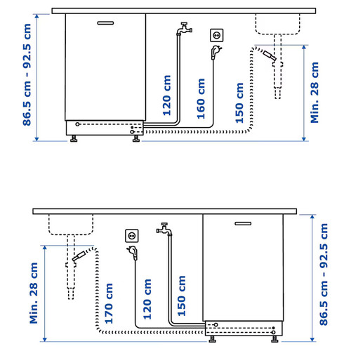 TORSBODA Integrated dishwasher, IKEA 700, 60 cm