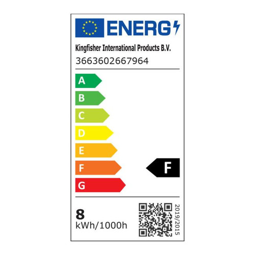 Diall LED Bulb B35 E14 7.4W 650lm DIM, frosted, neutral white