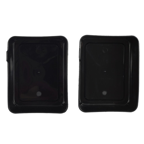 Organisers for Drawers Set of 7, black/red