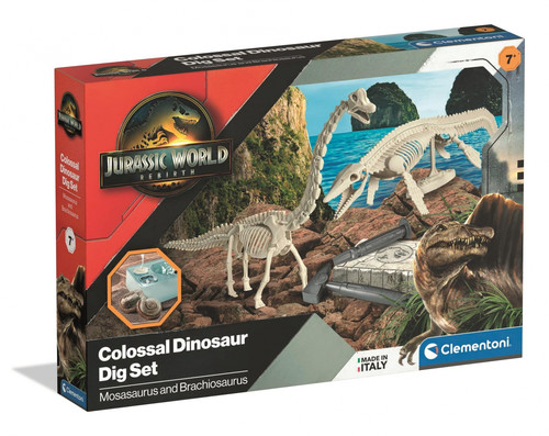 Clementoni Science and Play Archeo Fun T-Rex Dinosaur Glow in the Dark Dig Set 7+