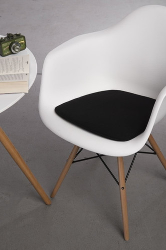 Felt Chair Cushion, black