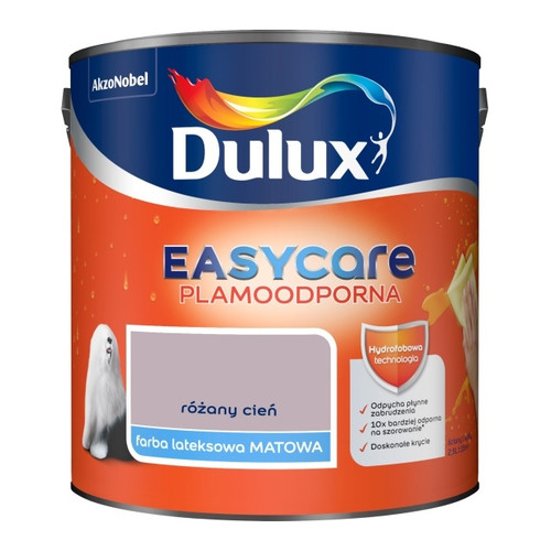 Dulux EasyCare Matt Latex Stain-resistant Paint 2.5l rose shadow