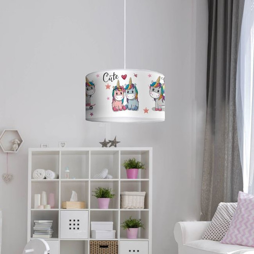 Children's Pendant Lamp Unicorn E27