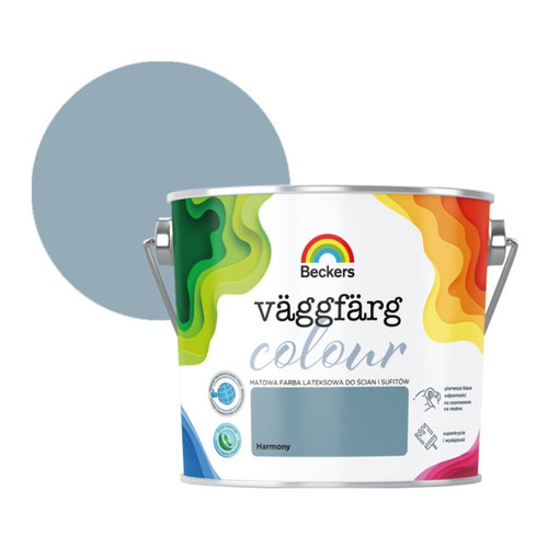 Beckers Matt Latex Paint Vaggfarg Colour 2.5l harmony