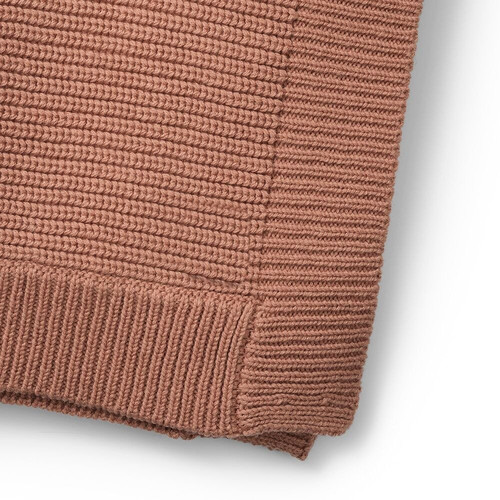 Elodie Details - Wool Knitted Blanket - Faded Rose