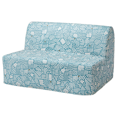 LYCKSELE Cover for 2-seat sofa-bed, Tutstad multicolour