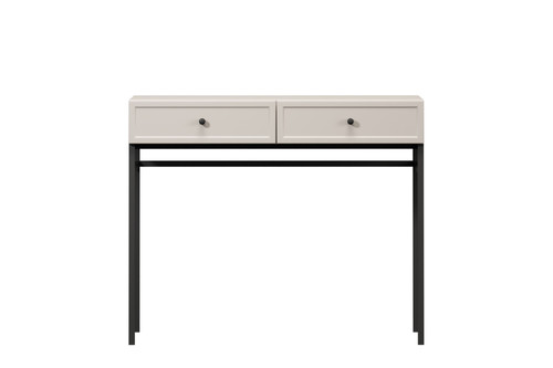 Console Table Lorini 100, cashmere, black knobs