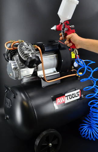 AW Oil Air Compressor Double Piston ZVA-50L