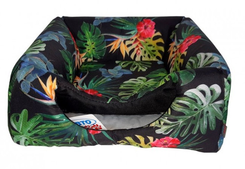 Robto Dog Bed 2in1 EX 2, floral/grey
