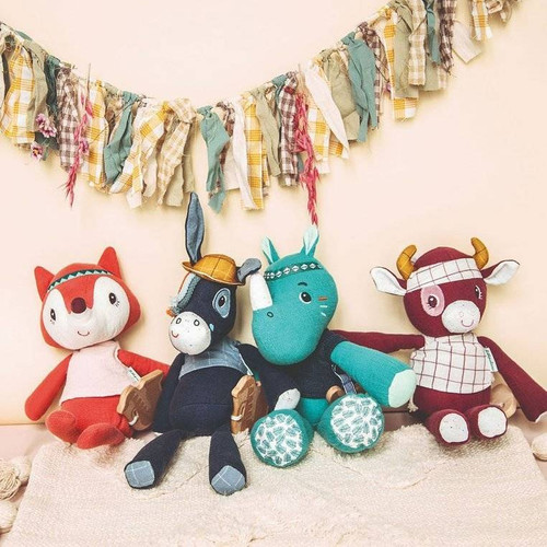 LILLIPUTIENS Cuddly toy with a music box, Alice the Fox, 0m+ ECO