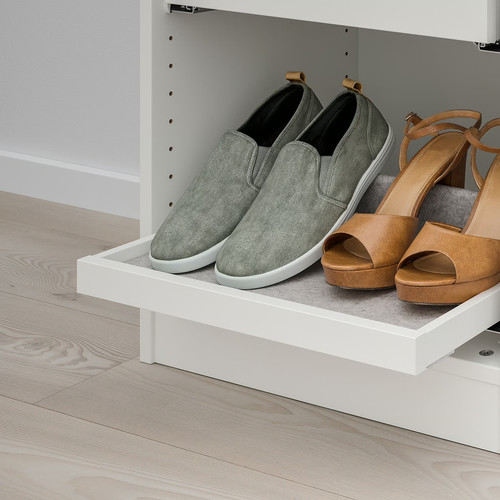 KOMPLEMENT Shoe insert for pull-out tray, light grey, 50x35 cm
