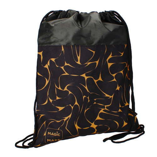 Drawstring Bag School Shoes/Clothes Bag Gold