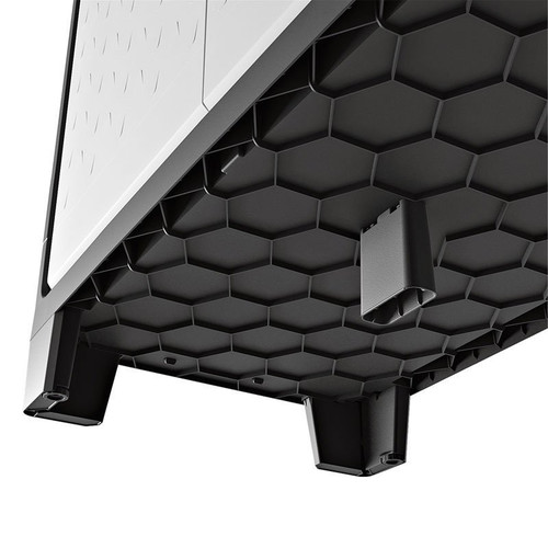 Outdoor/Workshop High Cabinet Multispace, black-grey