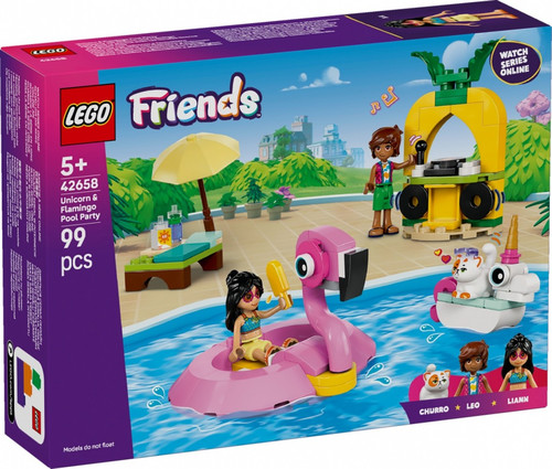LEGO Friends Unicorn & Flamingo Pool Party 5+
