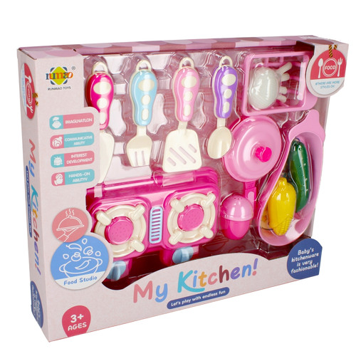 My Kitchen Food & Cookware Playset 3+