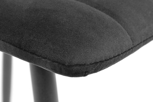 Upholstered Dining Chair SOFIA, black