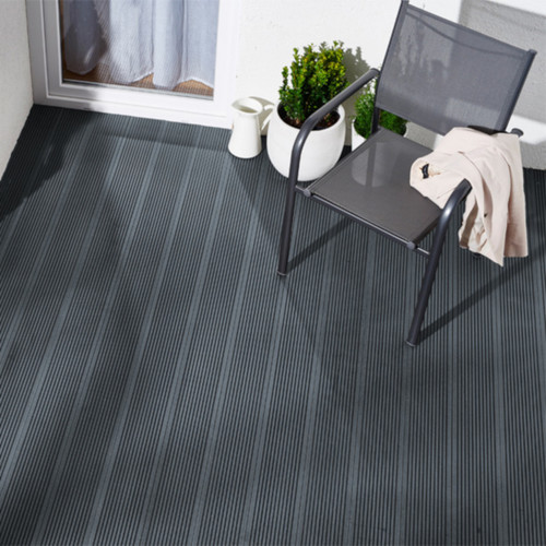 Composite Deck Board GoodHome Neva 2.1 x 14.5 x 220 cm, anthracite