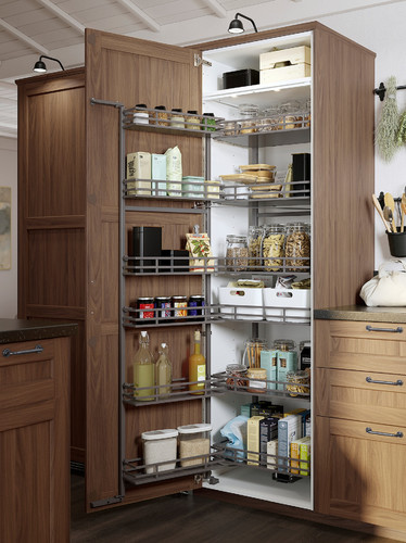 TVÄRDRAG Cabinet lighting, black