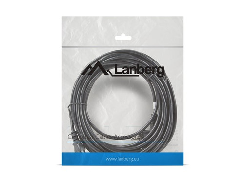 Lanberg Power Cable CEE 7/7 - IEC 320 C13 10m EU Plug, black
