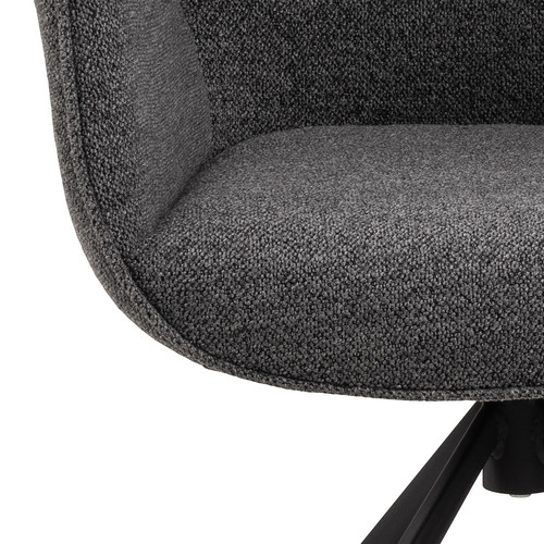 Swivel Chair with Armrests Aura, anthracite