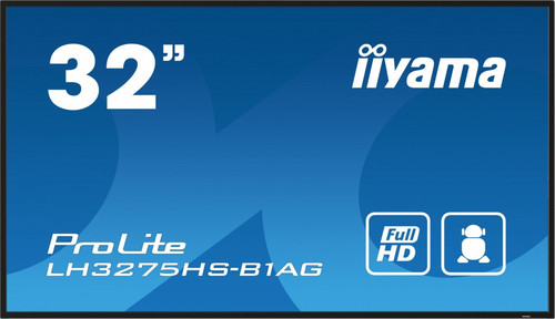 IIYAMA 32" Monitor LH3275HS-B1AG 24/7 IPS ANDROID 11 FHD