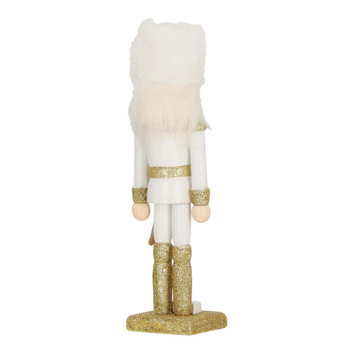 Nutcracker Christmas Decoration Henry 4 18cm, white