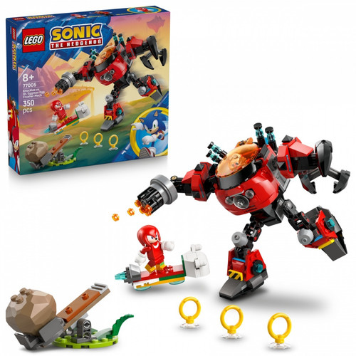 LEGO Sonic the Hedgehog Knuckles vs. Dr. Eggman Egg Crusher Mech 8+
