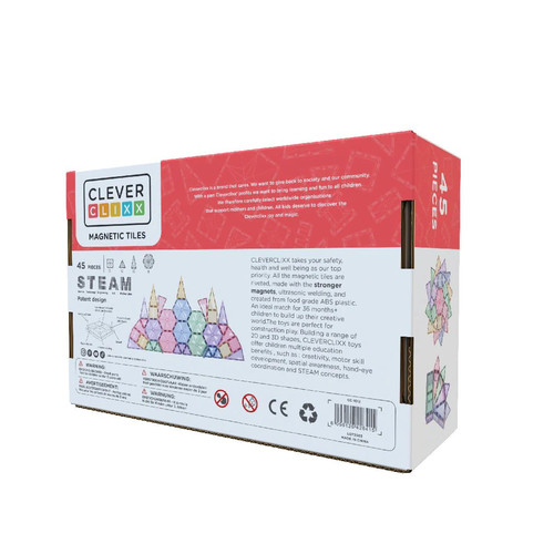 Cleverclixx Geo Pack Pastel 45pcs 3+