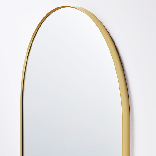 LINDBYN Mirror, gold-colour, 60x170 cm