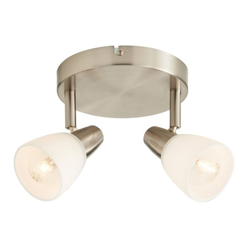 Spot Ceiling Lamp Colours Aphaea 2 x 40 W E14, nickel