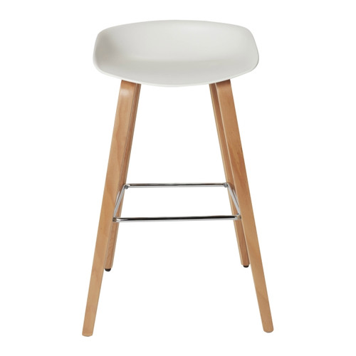 GoodHome Bar Stool Chimayo, white