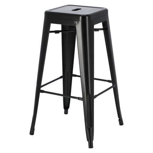 Bar Stool Paris 75cm, metal, black