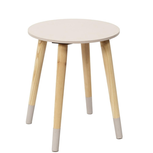 Set of 2 Side Tables Trundle, natual