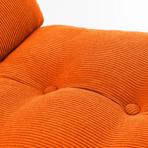 DYVLINGE Swivel armchair, Kelinge orange