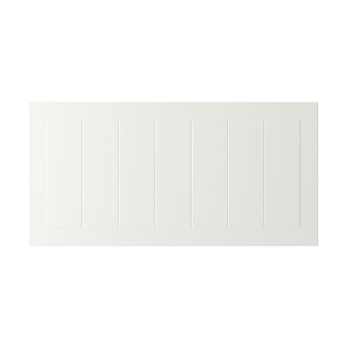 STENSUND Drawer front, white, 80x40 cm