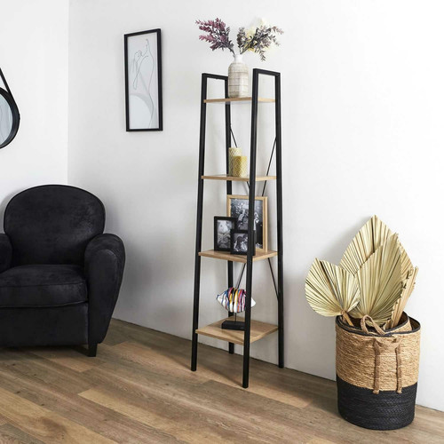 Shelving Unit Cilyan M, black